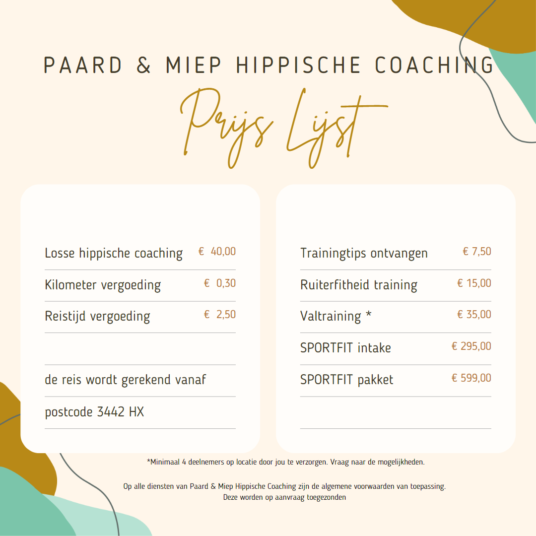Hippische coaching Paard&Miep